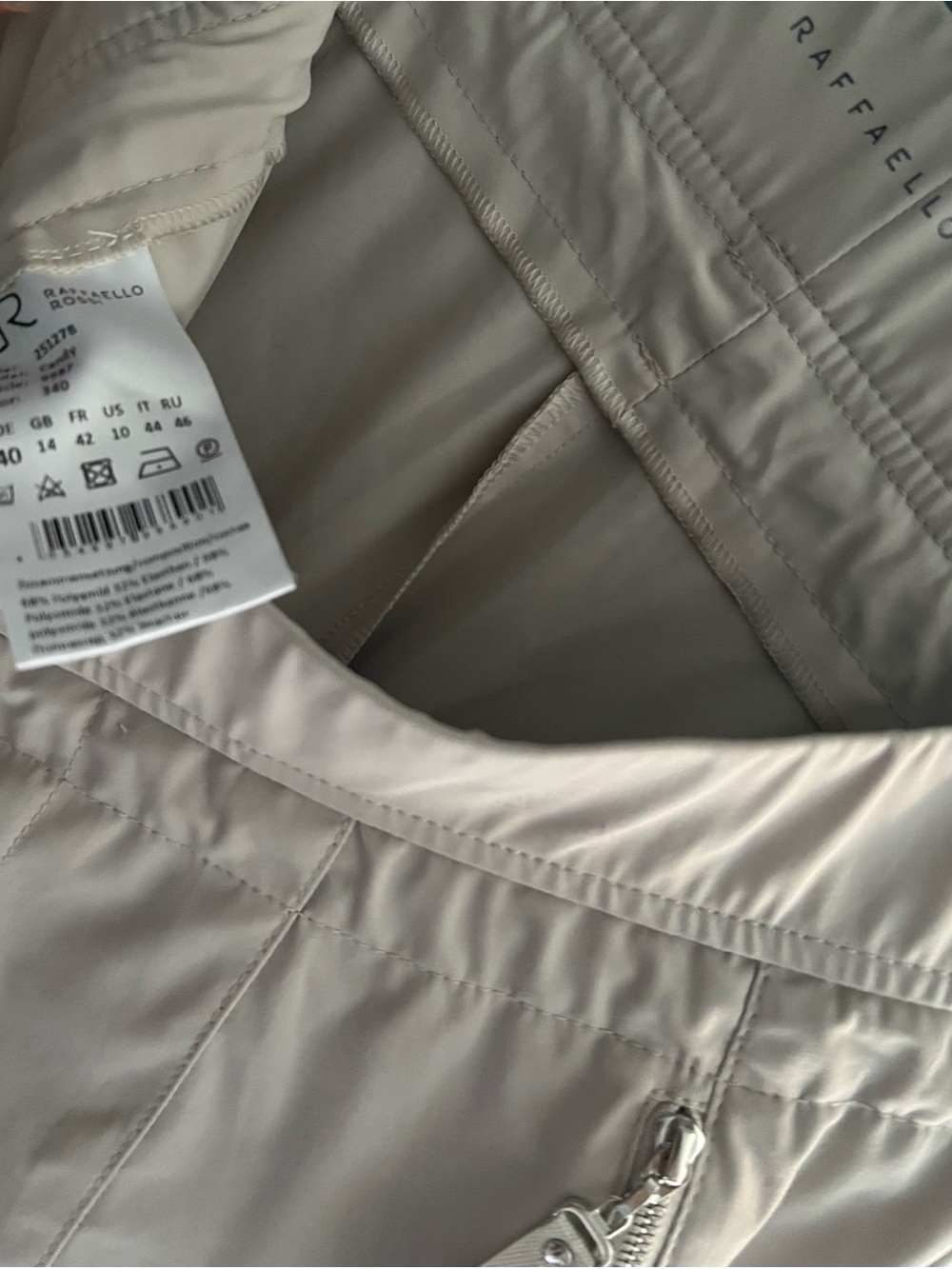 RAFFAELLO ROSSI Light Beige Drawstring Joggers - Picture 8 of 13